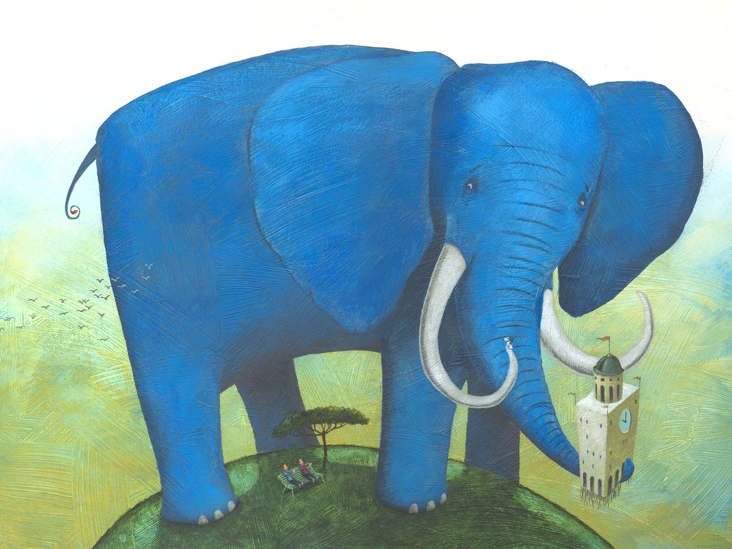 Blå elefant